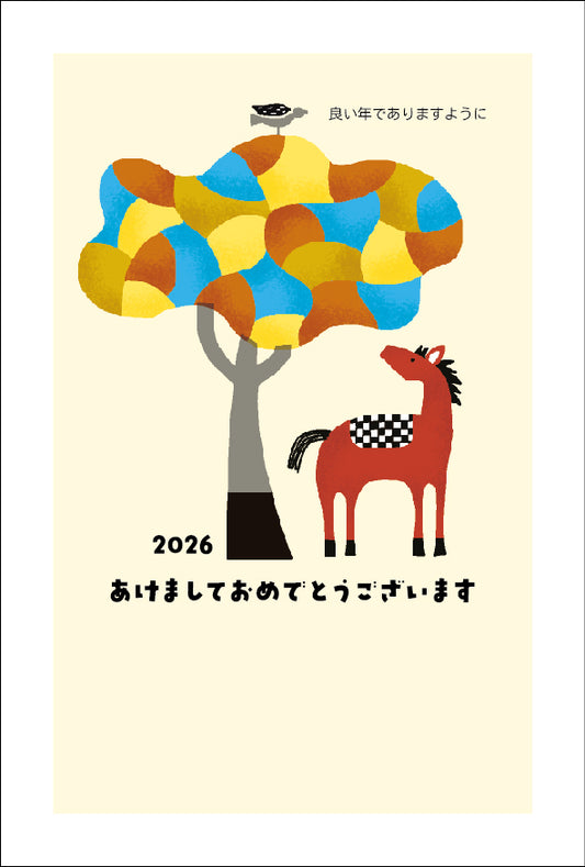 午年 パック年賀状（4枚入）026